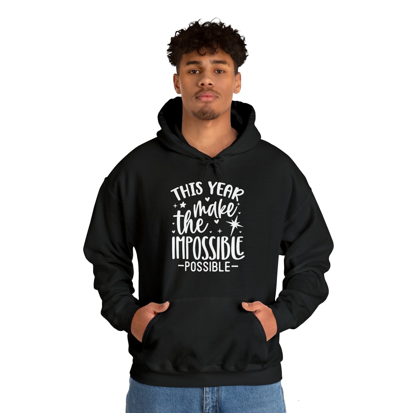 Impossible Possible Unisex Heavy Blend™ Hooded Sweatshirt