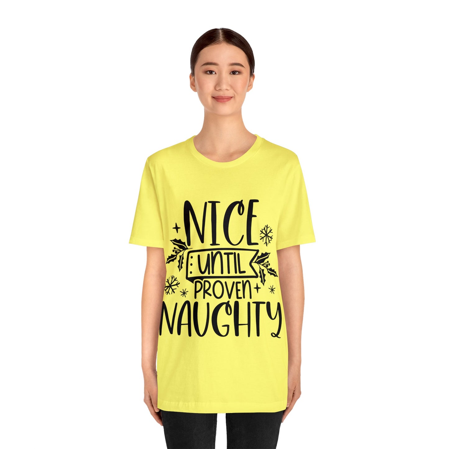 Nice & Naughty Unisex Jersey Short Sleeve Tee