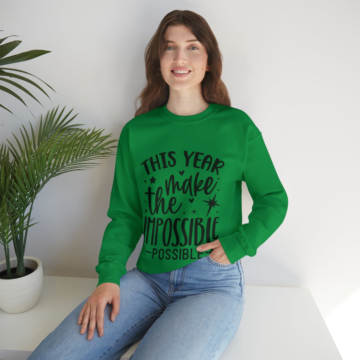 Impossible Possible Unisex Heavy Blend™ Crewneck Sweatshirt