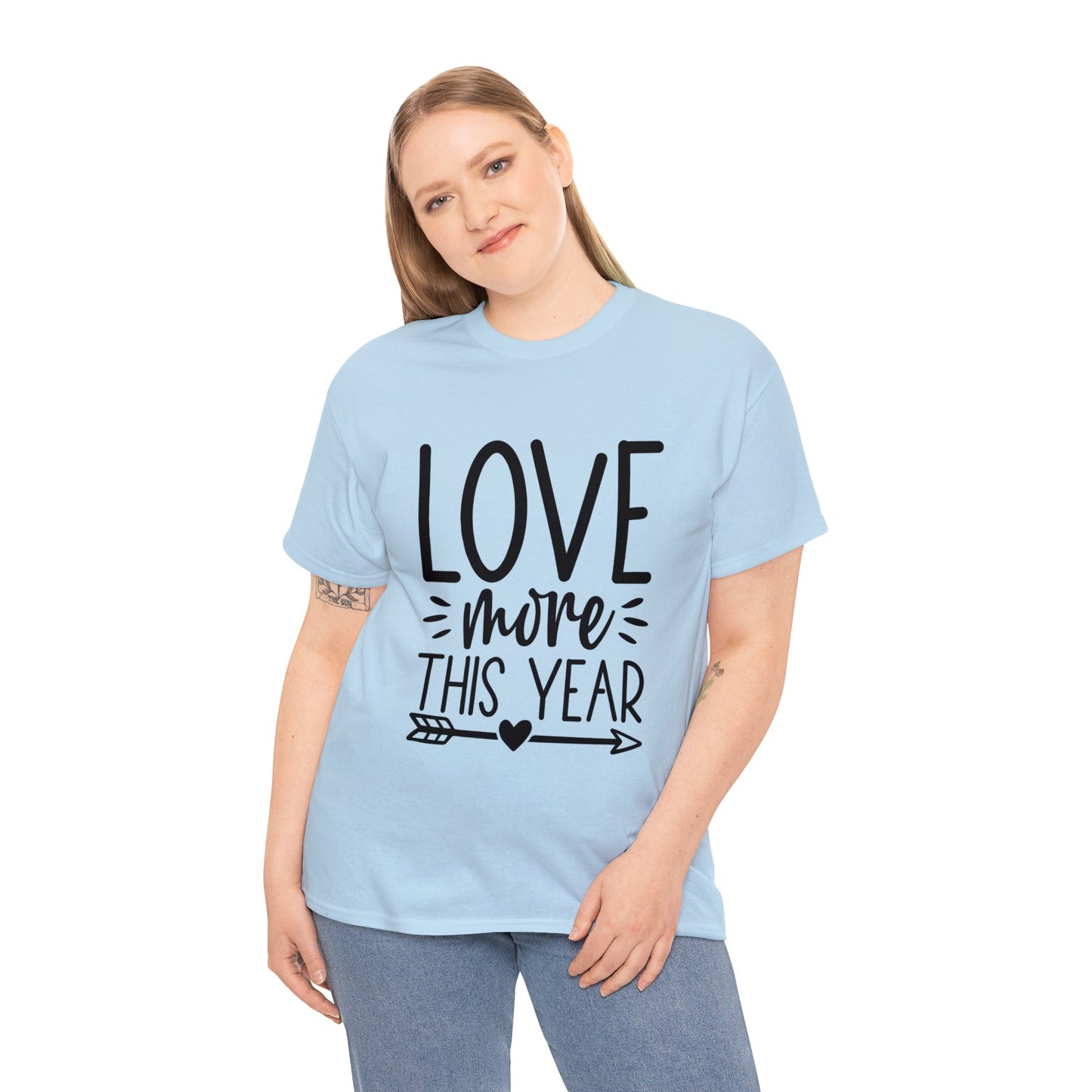 Love More Unisex Heavy Cotton Tee