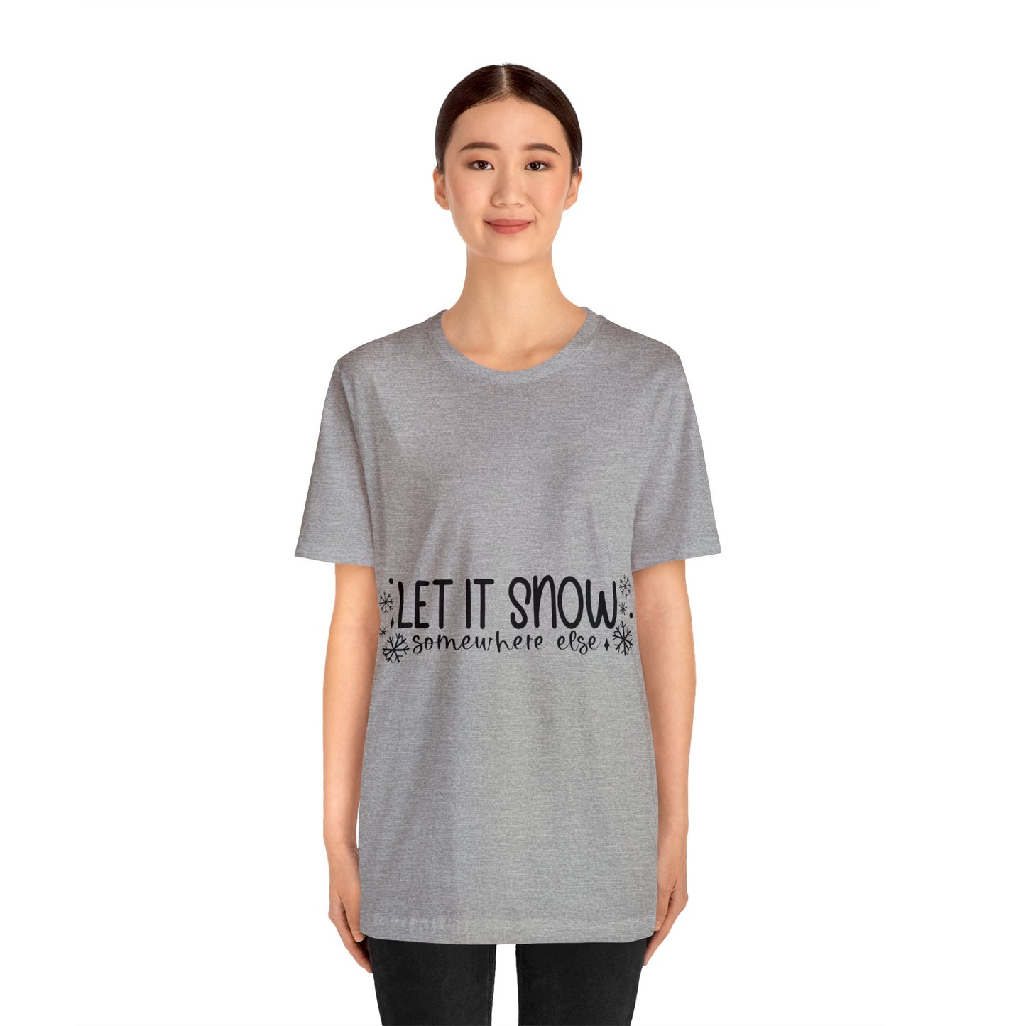 Let it Snow Unisex Jersey Short Sleeve Tee image