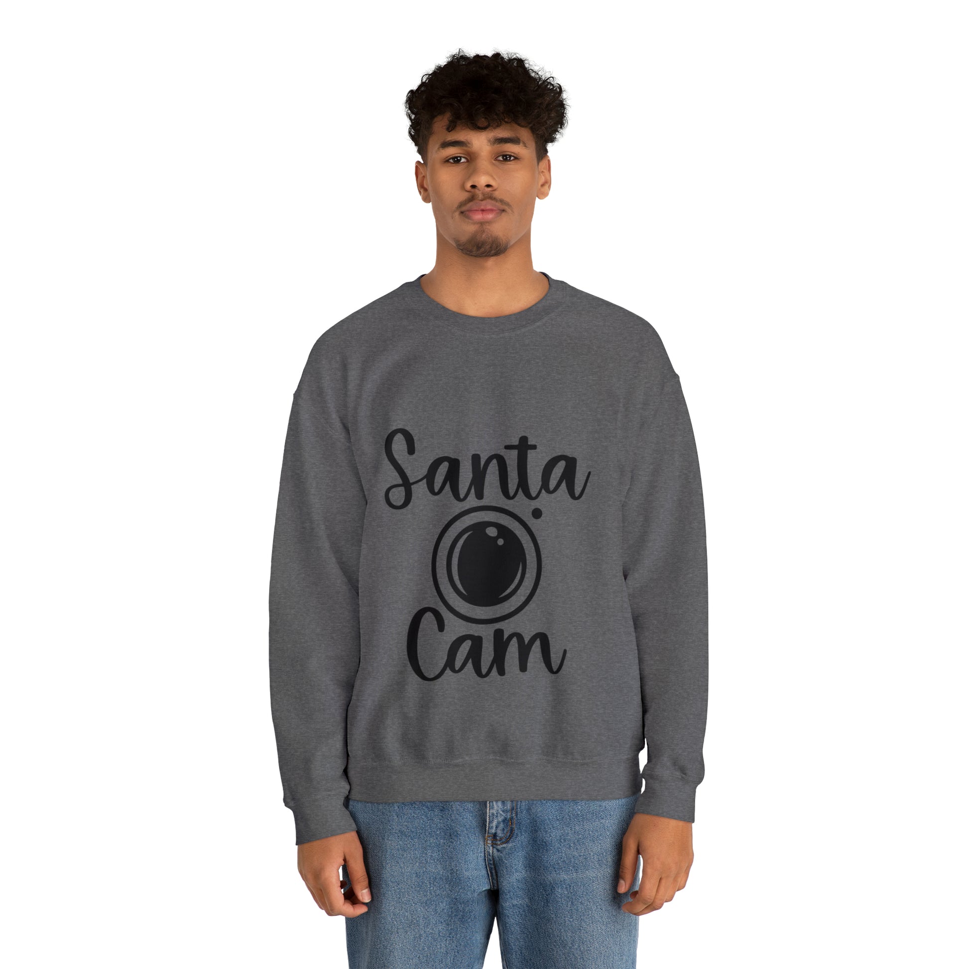 Santa Cam Unisex Heavy Blend™ Crewneck Sweatshirt image