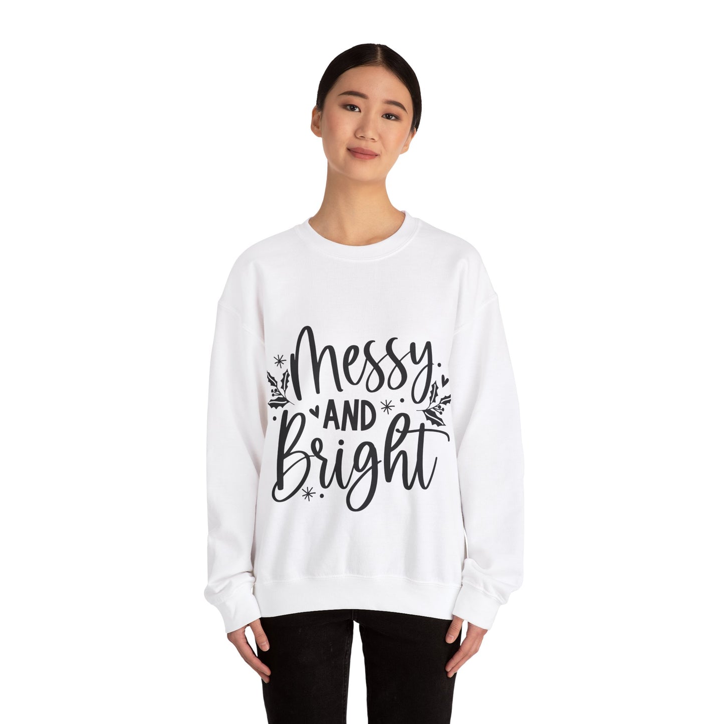 Messy & Bright Unisex Heavy Blend™ Crewneck Sweatshirt