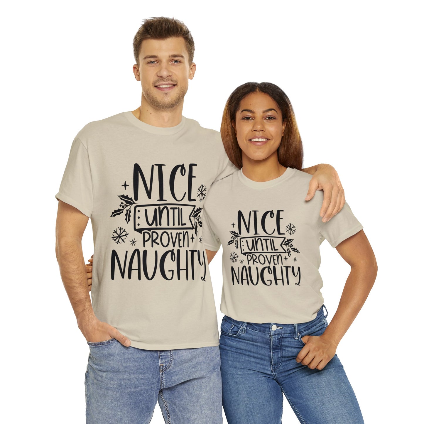 Nice & Naughty Unisex Heavy Cotton Tee