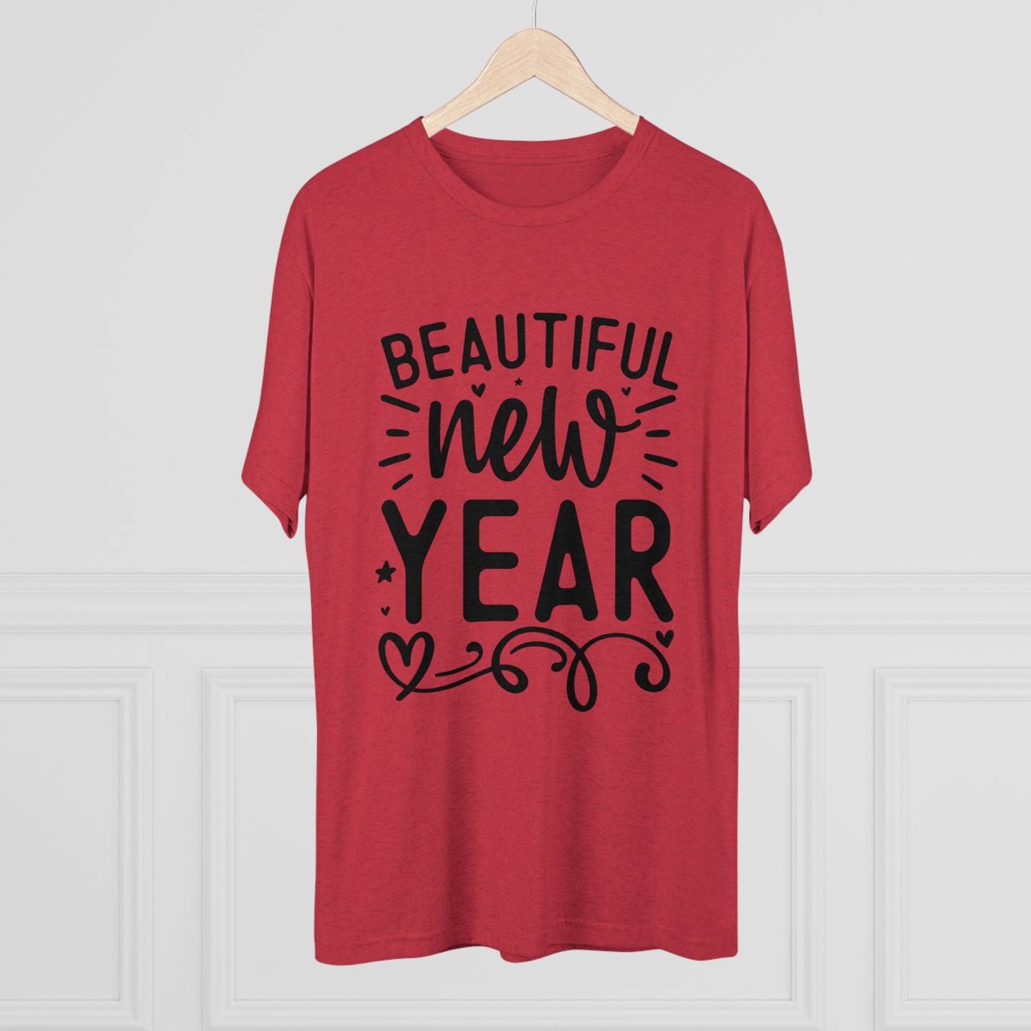 Beautiful New Year Unisex Tri-Blend Crew Tee