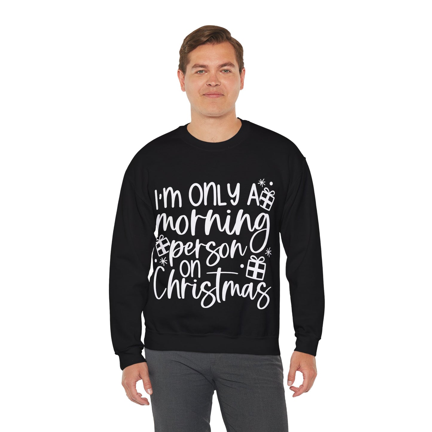 Morning Person Unisex Heavy Blend™ Crewneck Sweatshirt