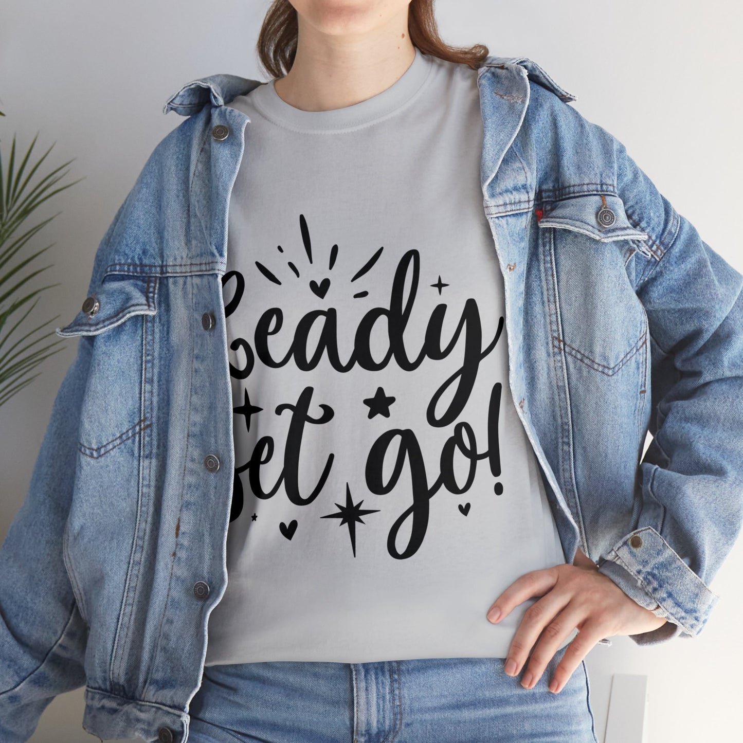 Ready Set Go Unisex Heavy Cotton Tee