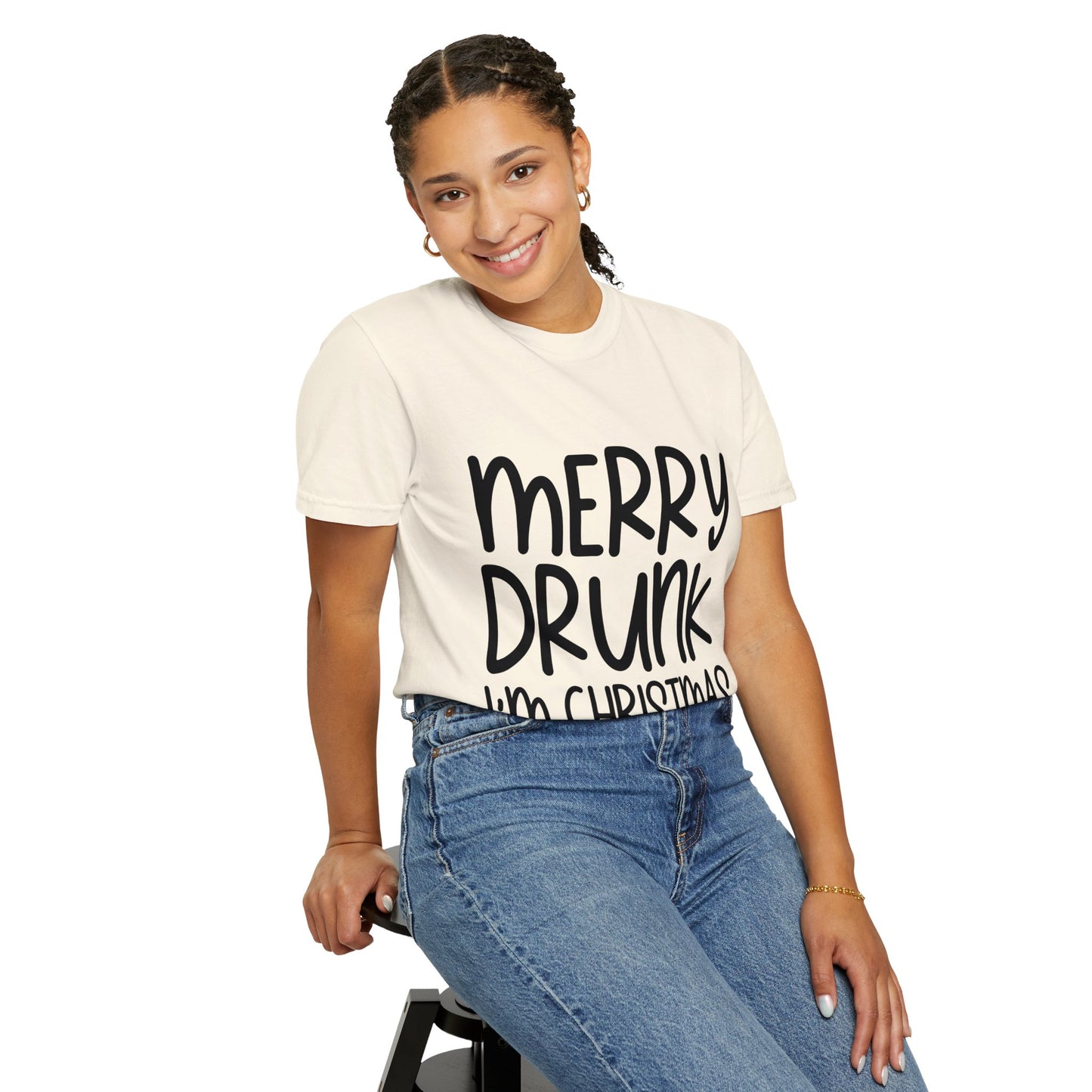 Merry Drunk Unisex Garment-Dyed T-shirt