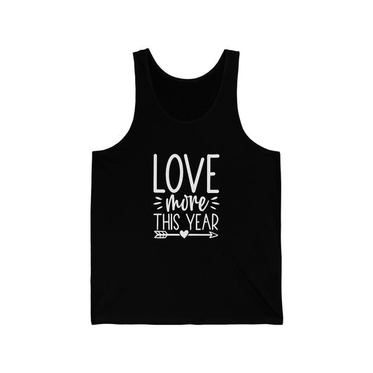 Love More Unisex Jersey Tank