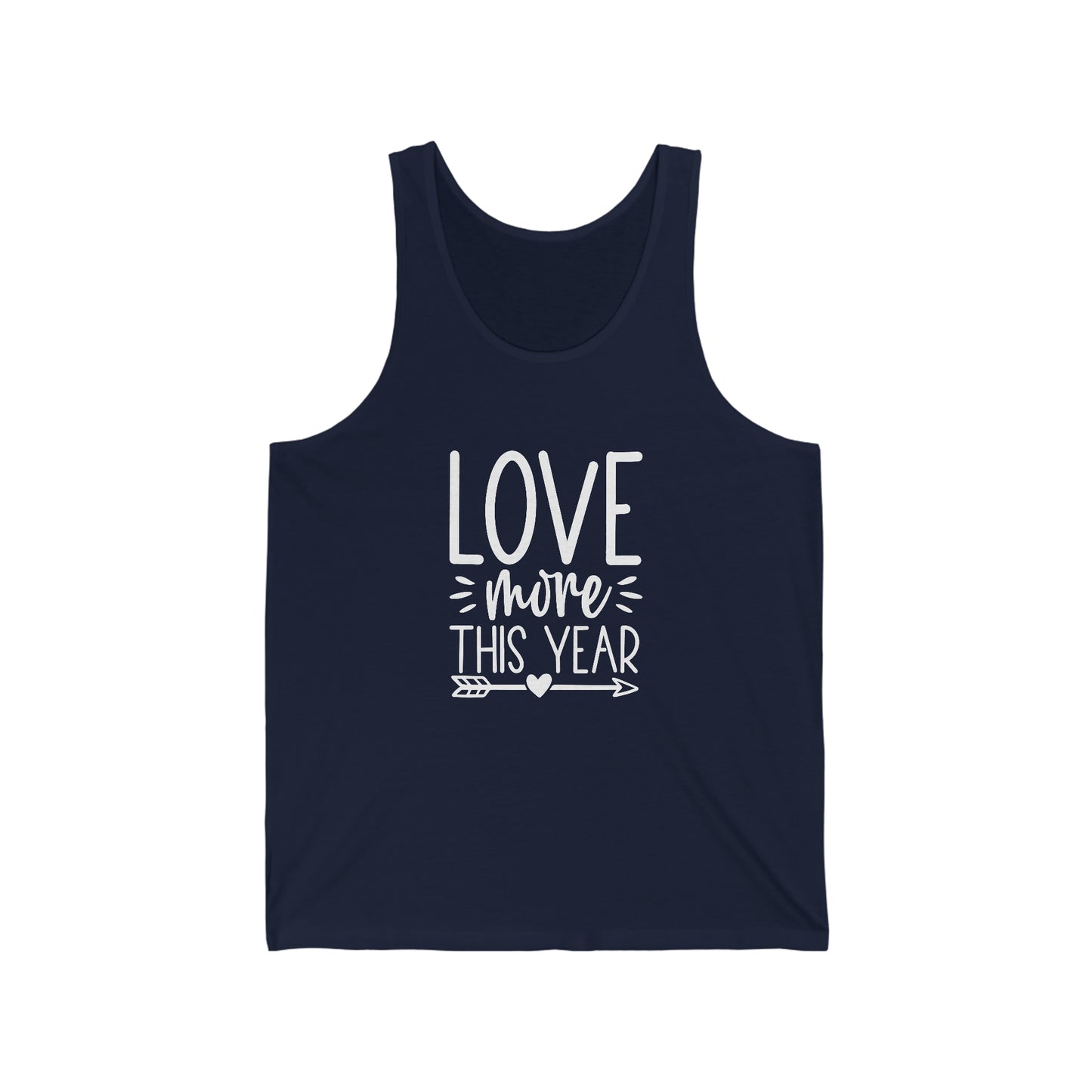 Love More Unisex Jersey Tank