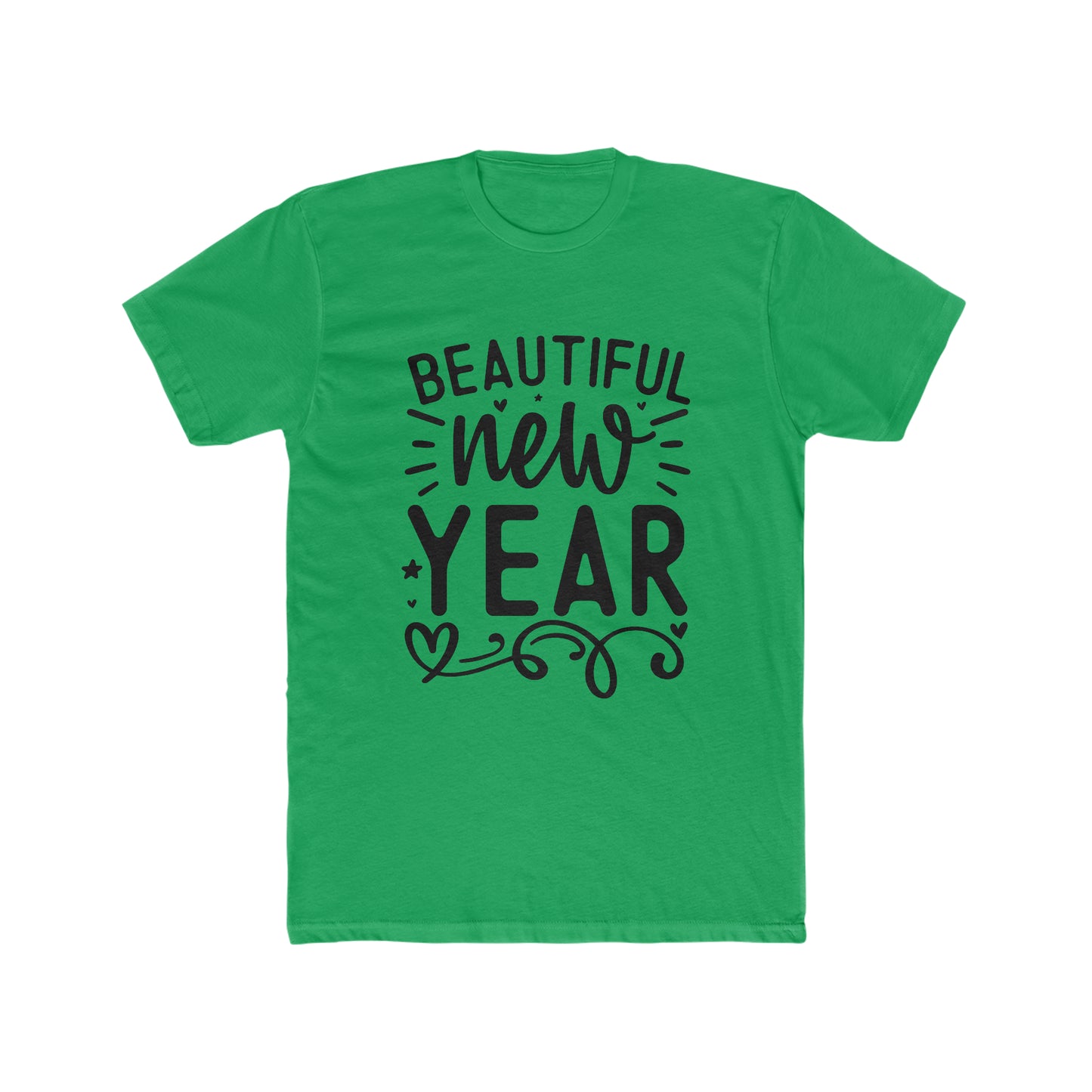 Beautiful New Year Men's Cotton Crew Tee