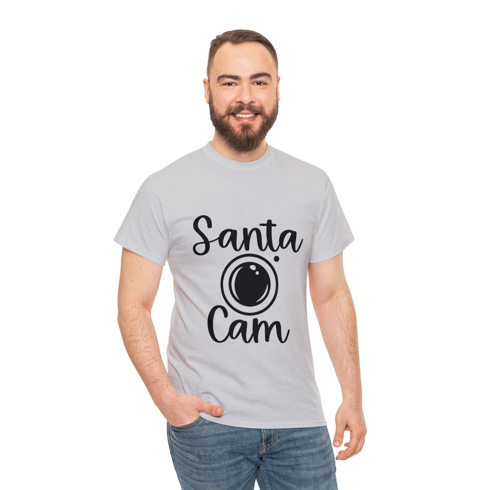 Santa Cam Unisex Heavy Cotton Tee image