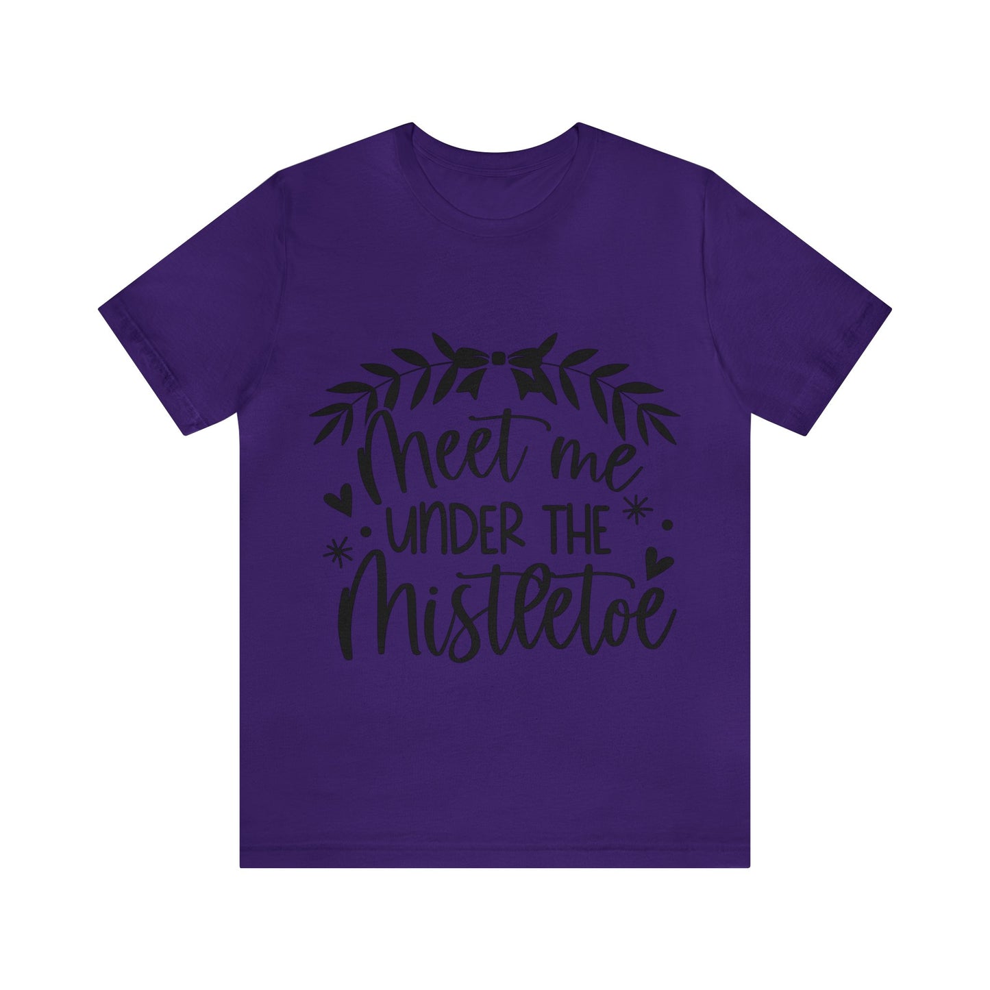 Meet me under Misteetoe Unisex Jersey Short Sleeve Tee