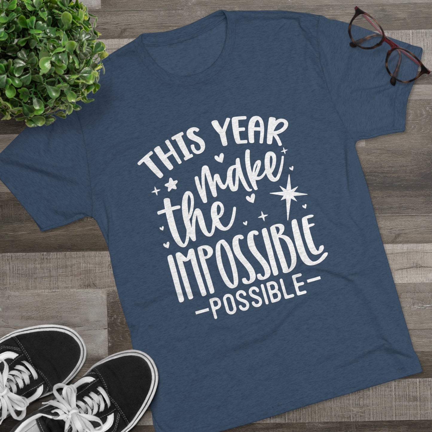 Impossible Possible Unisex Tri-Blend Crew Tee