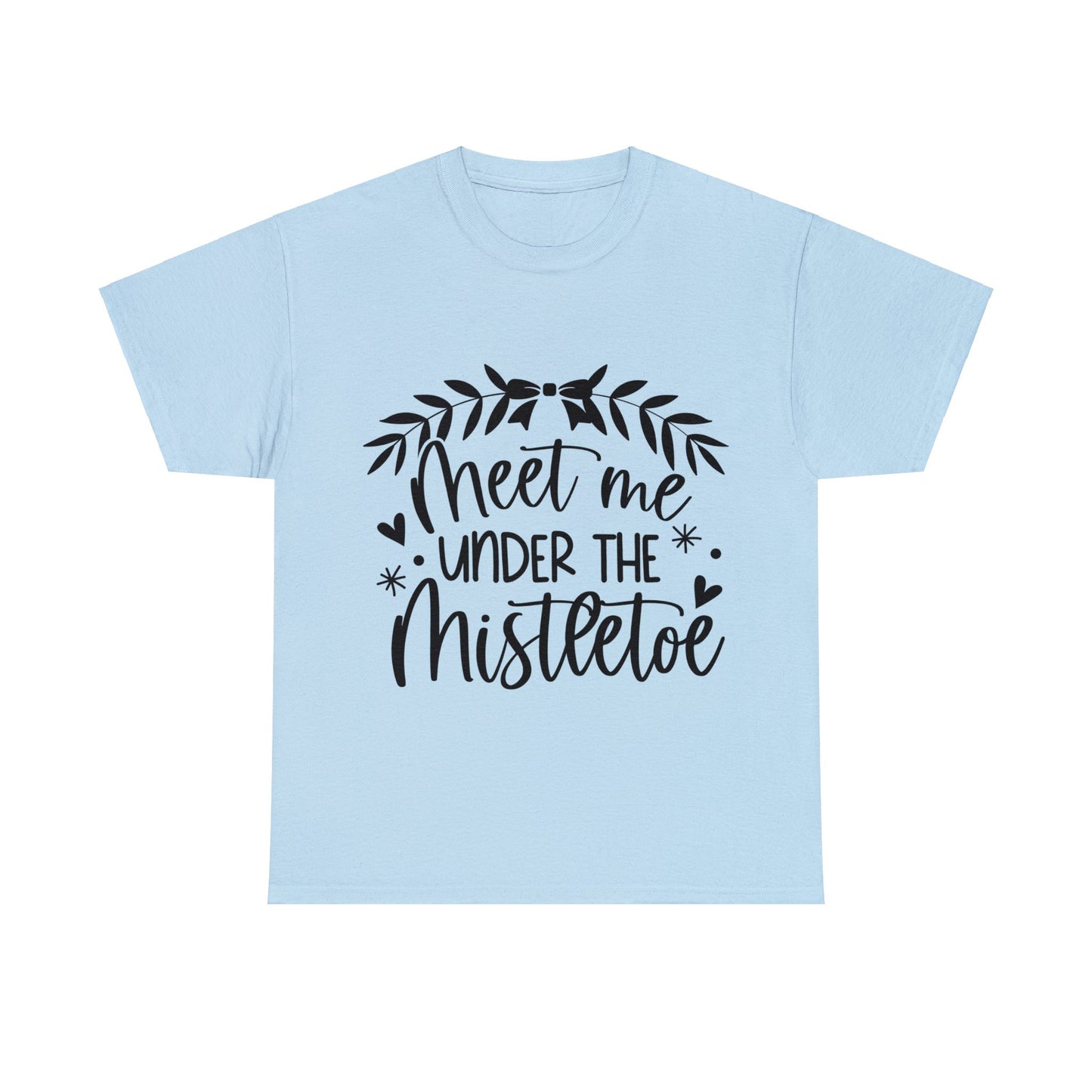 Meet me under Misteetoe Unisex Heavy Cotton Tee