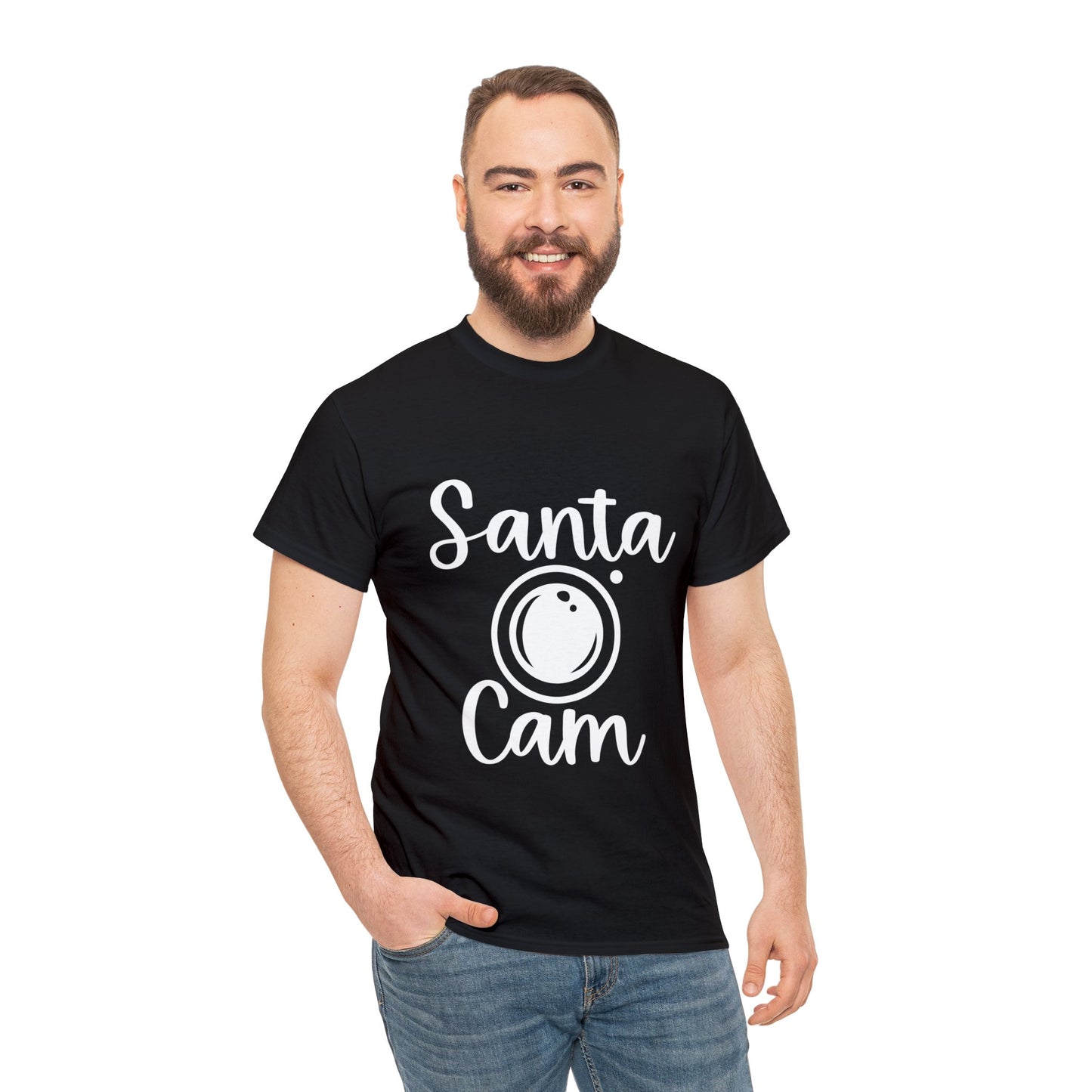 Santa Cam Unisex Heavy Cotton Tee image