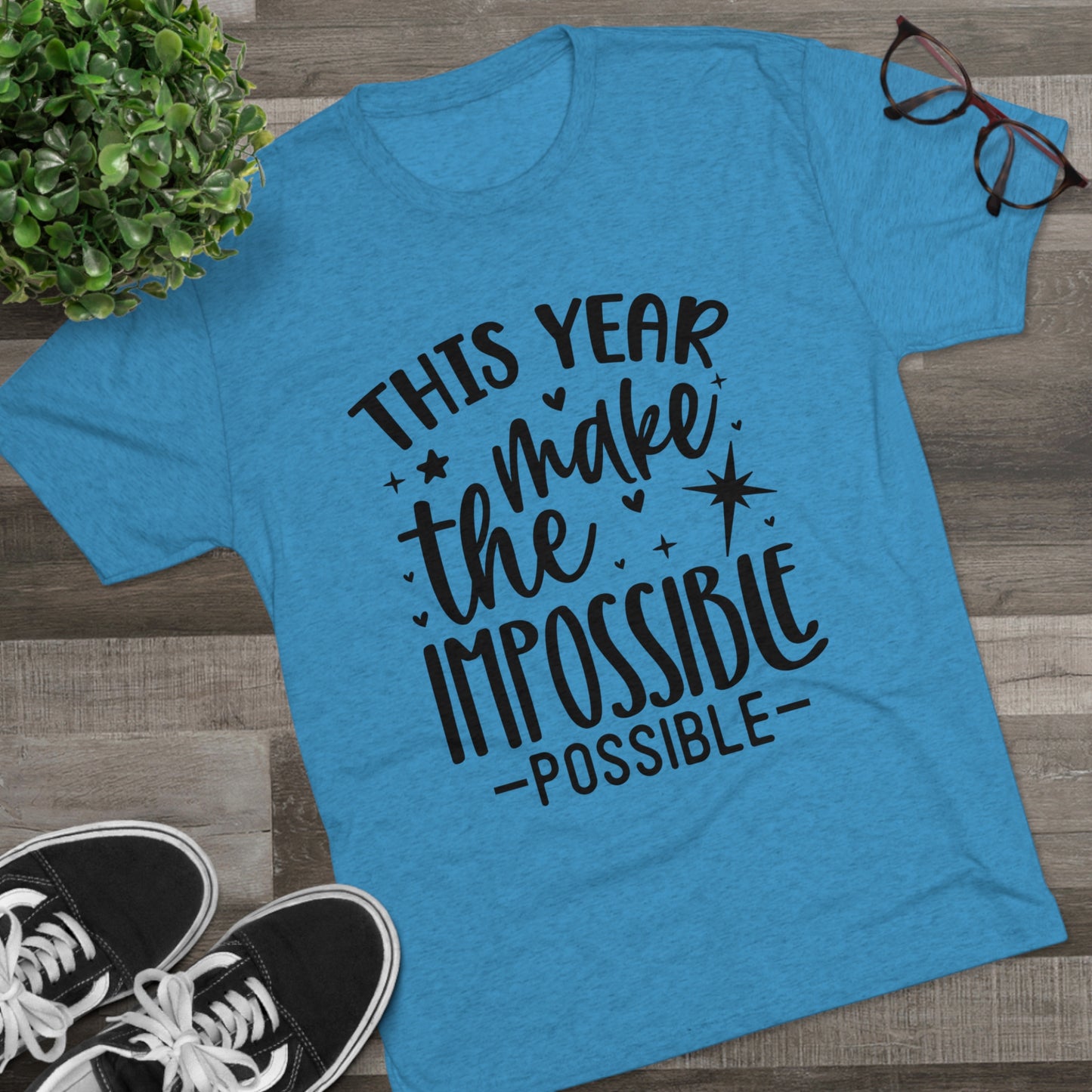 Impossible Possible Unisex Tri-Blend Crew Tee