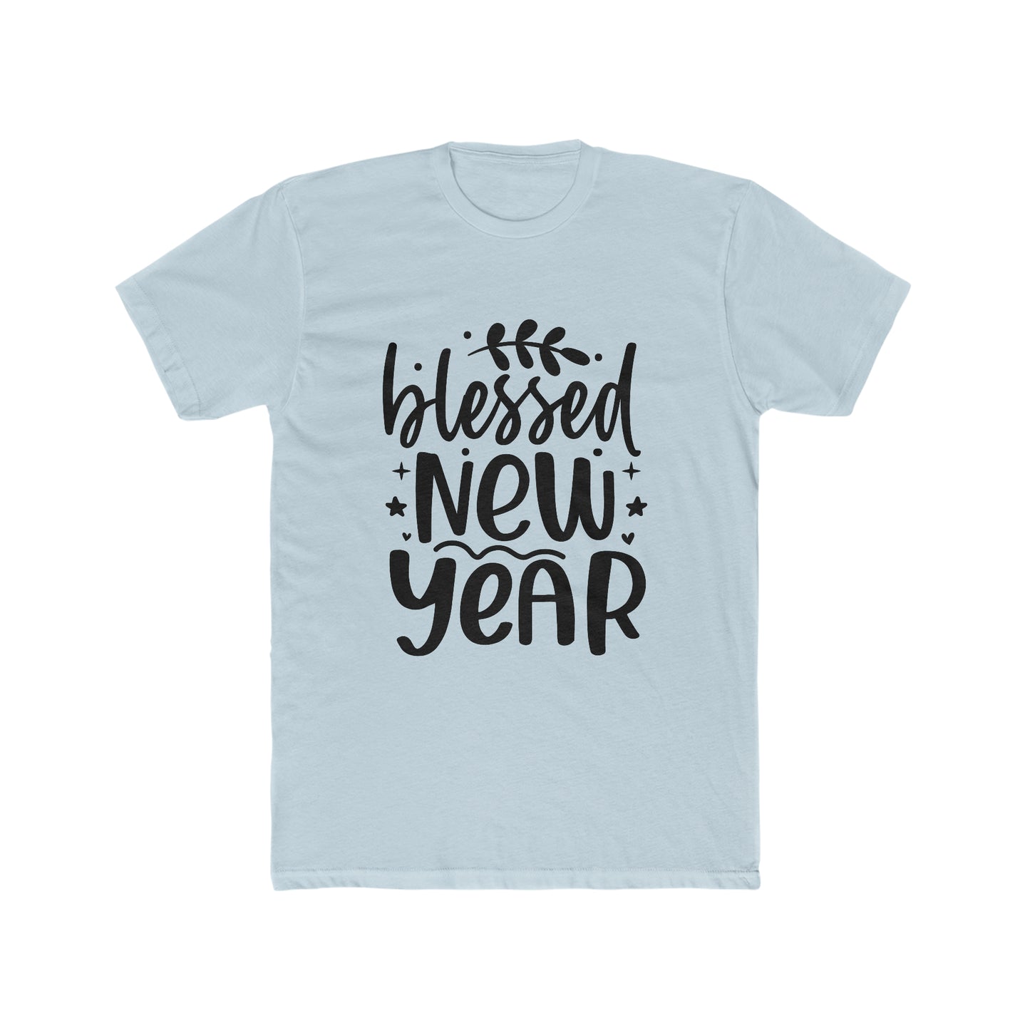 Blessed New Year Men's Cotton Crew Tee