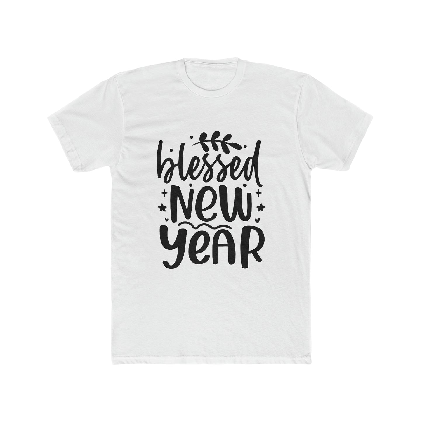 Blessed New Year Men's Cotton Crew Tee