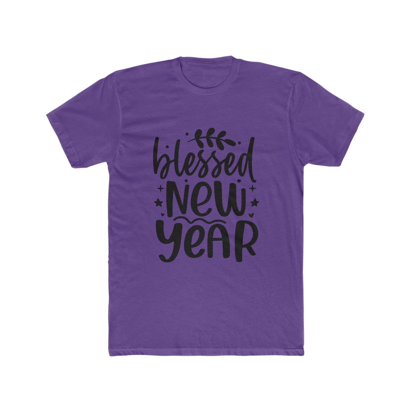 Blessed New Year Men's Cotton Crew Tee