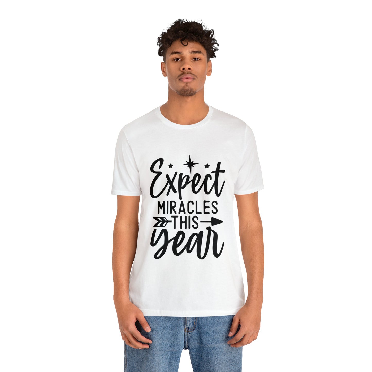 Expect Miracles Unisex Jersey Short Sleeve Tee