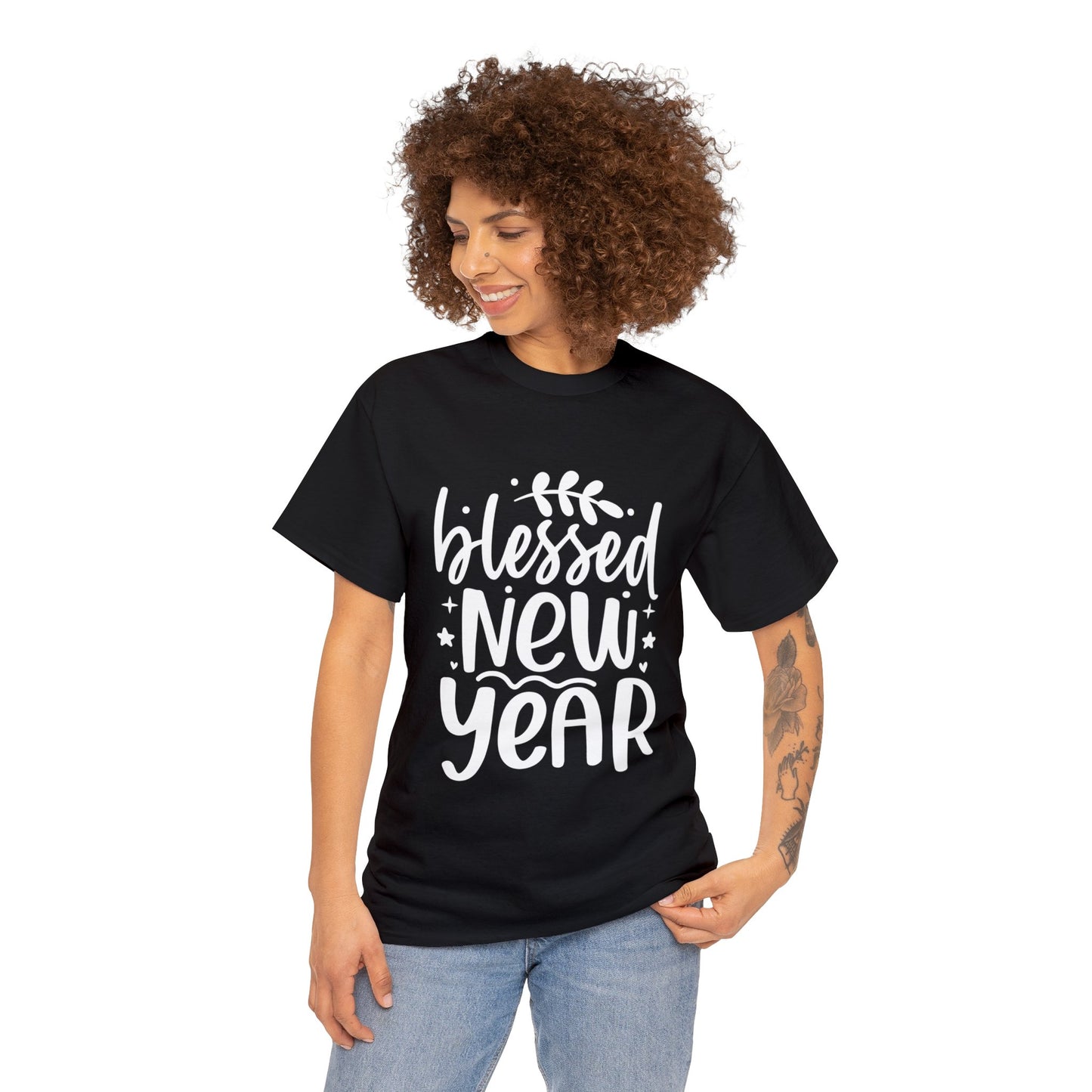 Blessed New Year Unisex Heavy Cotton Tee