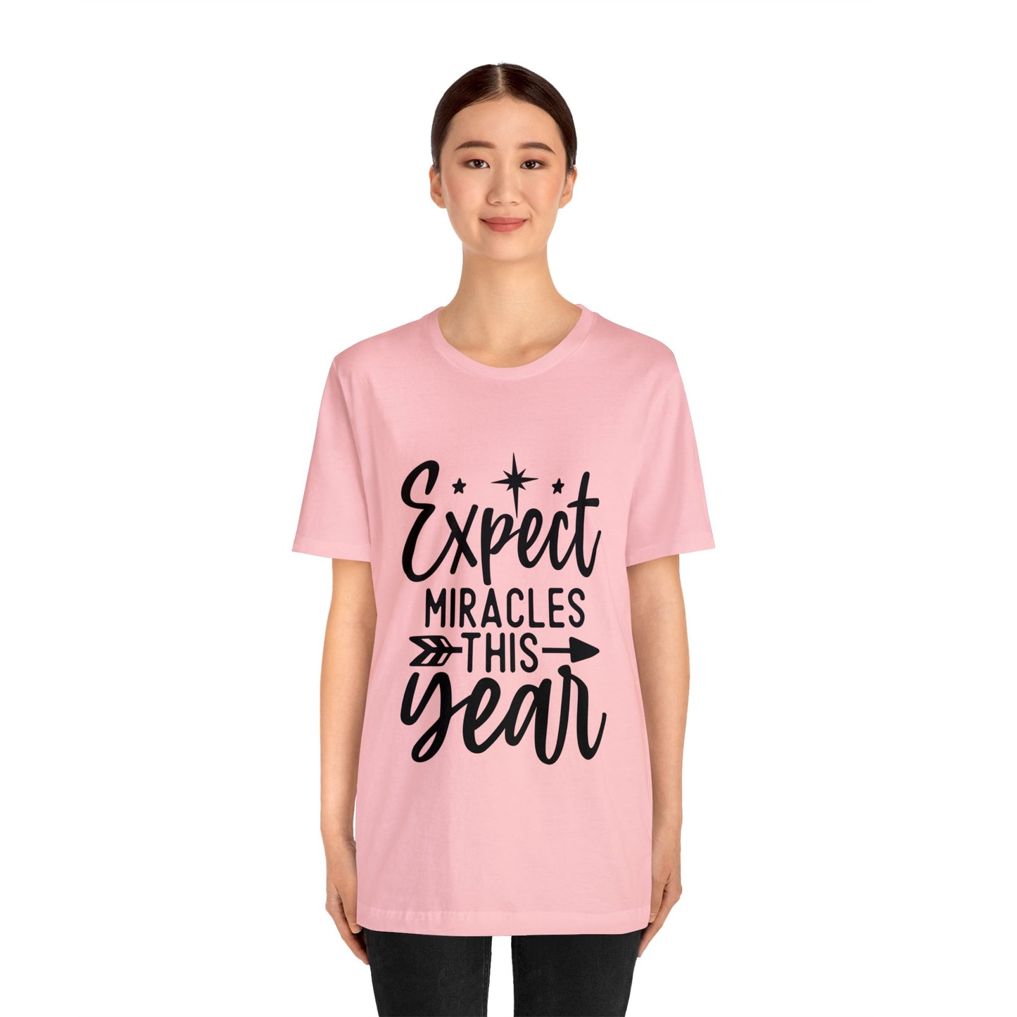 Expect Miracles Unisex Jersey Short Sleeve Tee