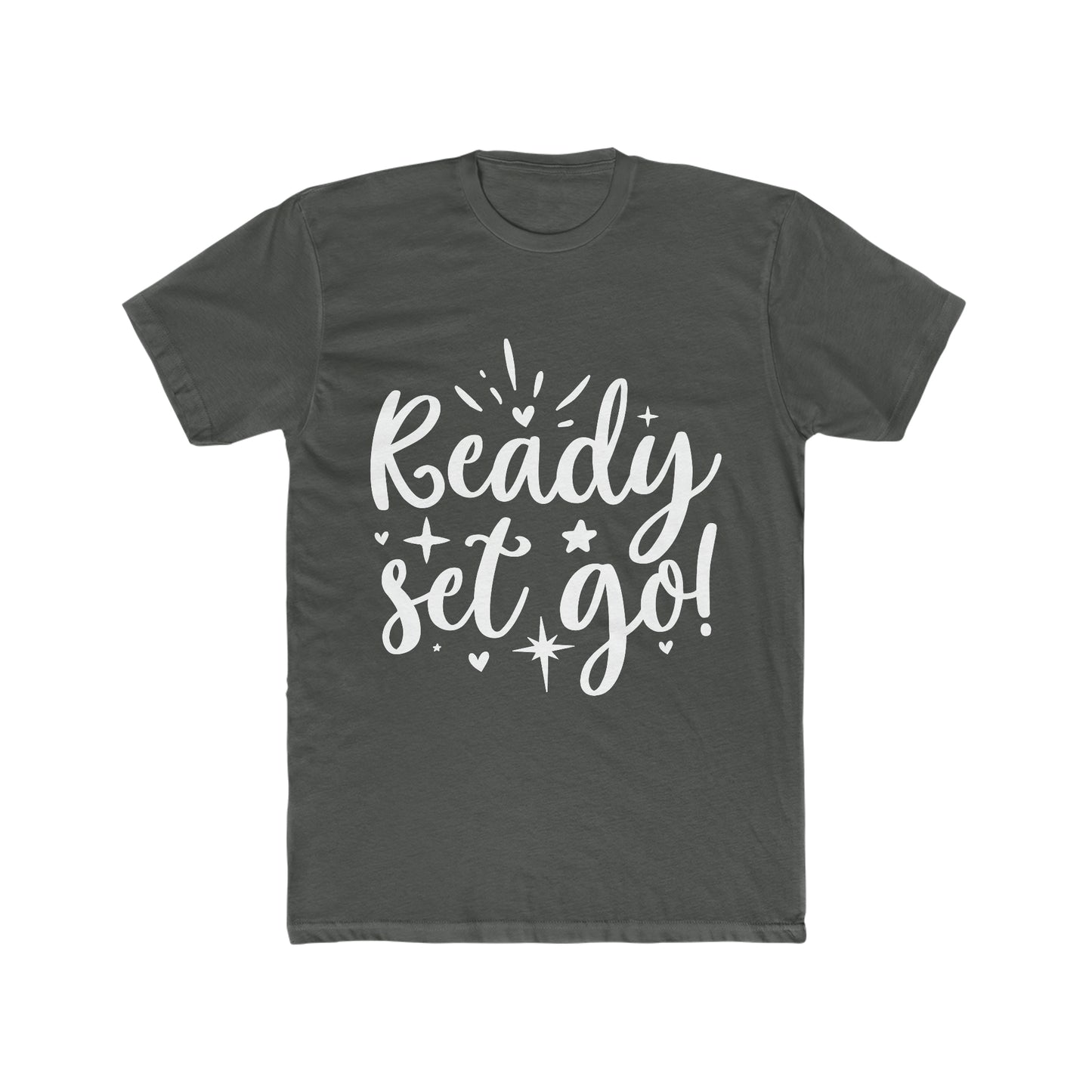 Ready Set Go Men's Cotton Crew Tee