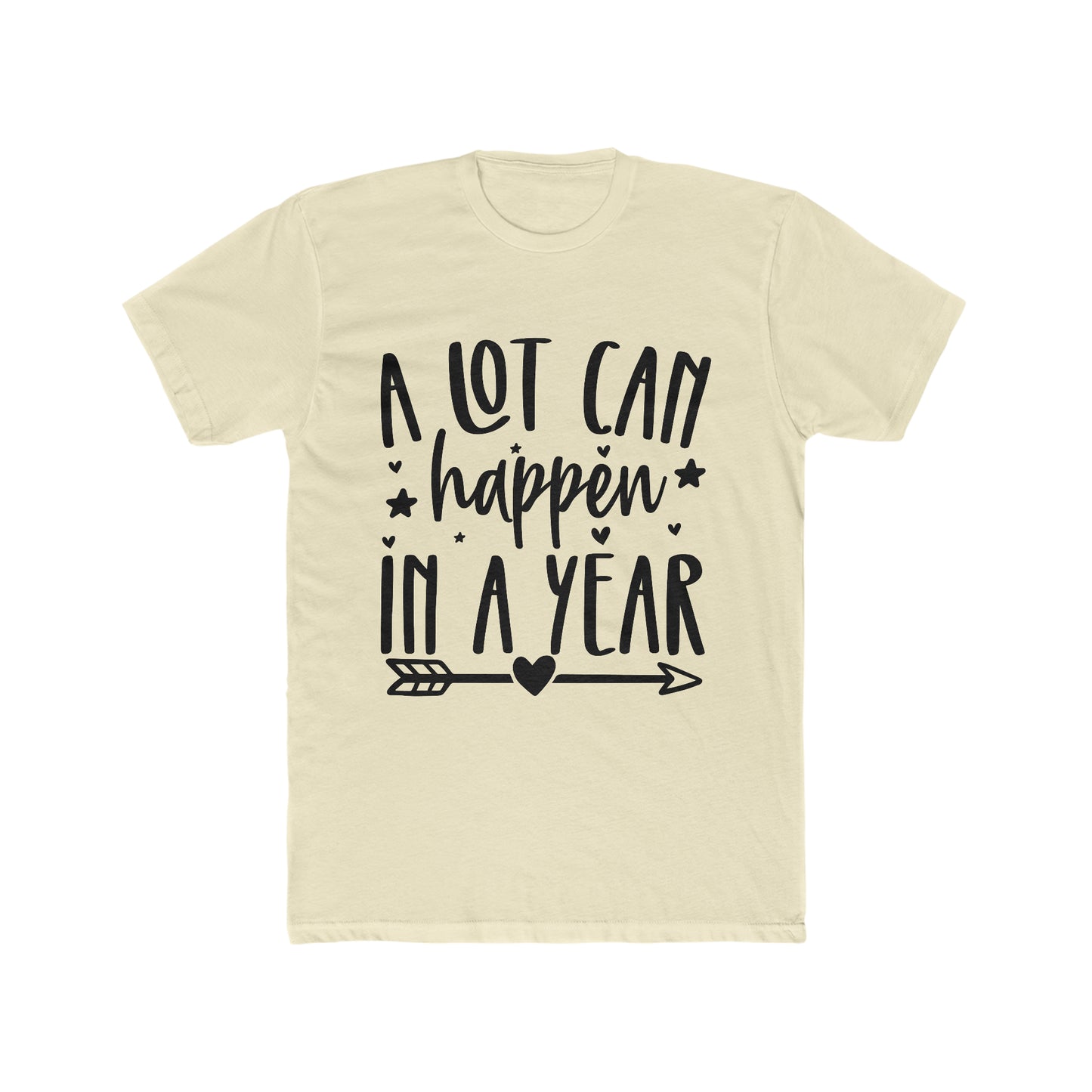 A Lot Can Happen Men's Cotton Crew Tee