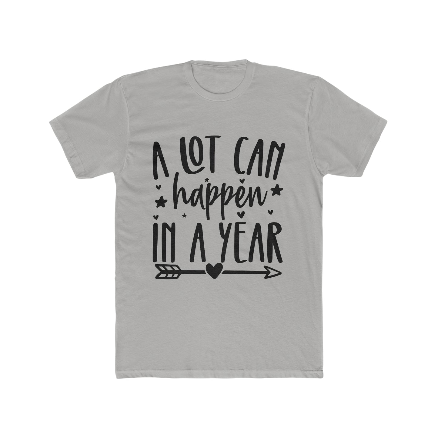 A Lot Can Happen Men's Cotton Crew Tee