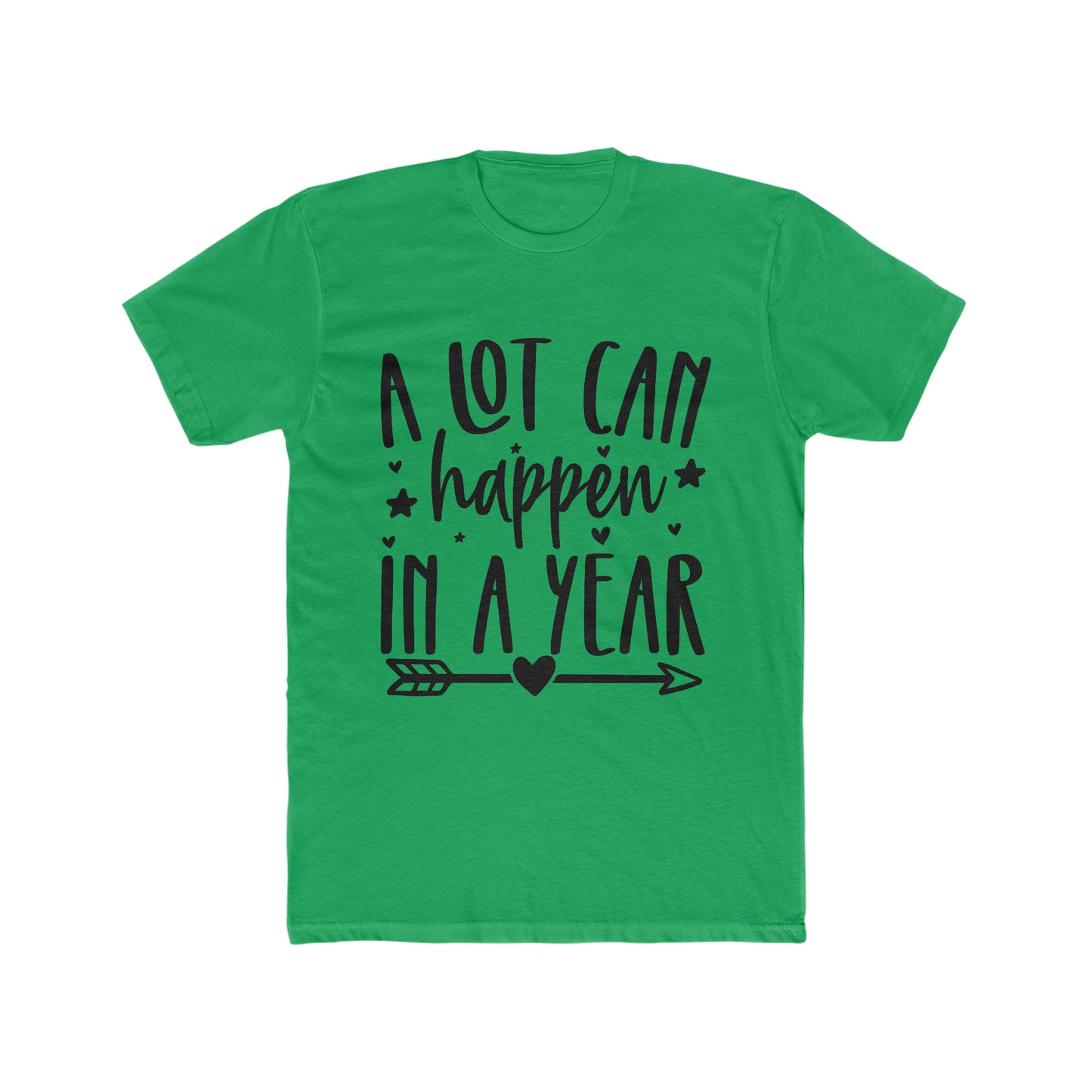 A Lot Can Happen Men's Cotton Crew Tee