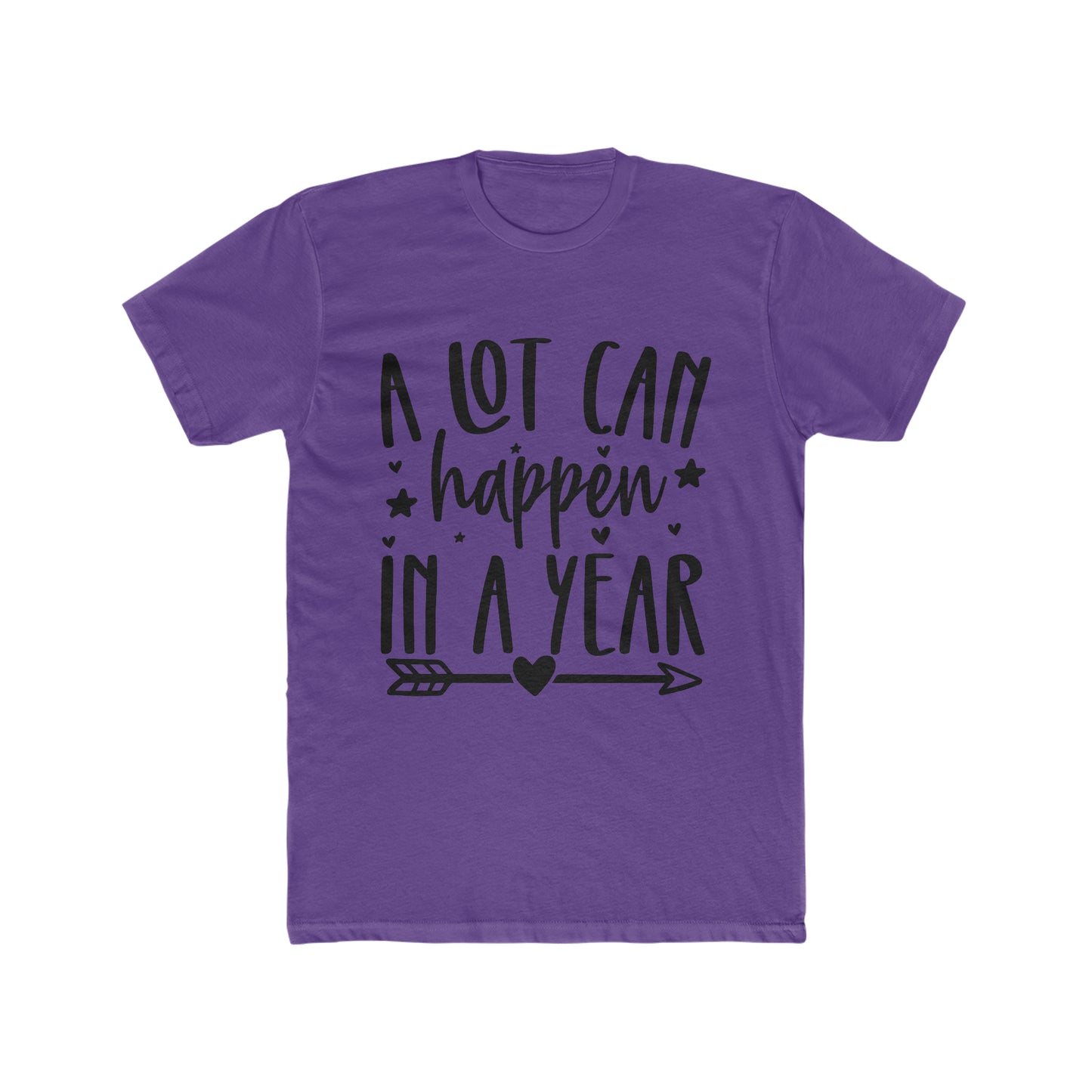 A Lot Can Happen Men's Cotton Crew Tee