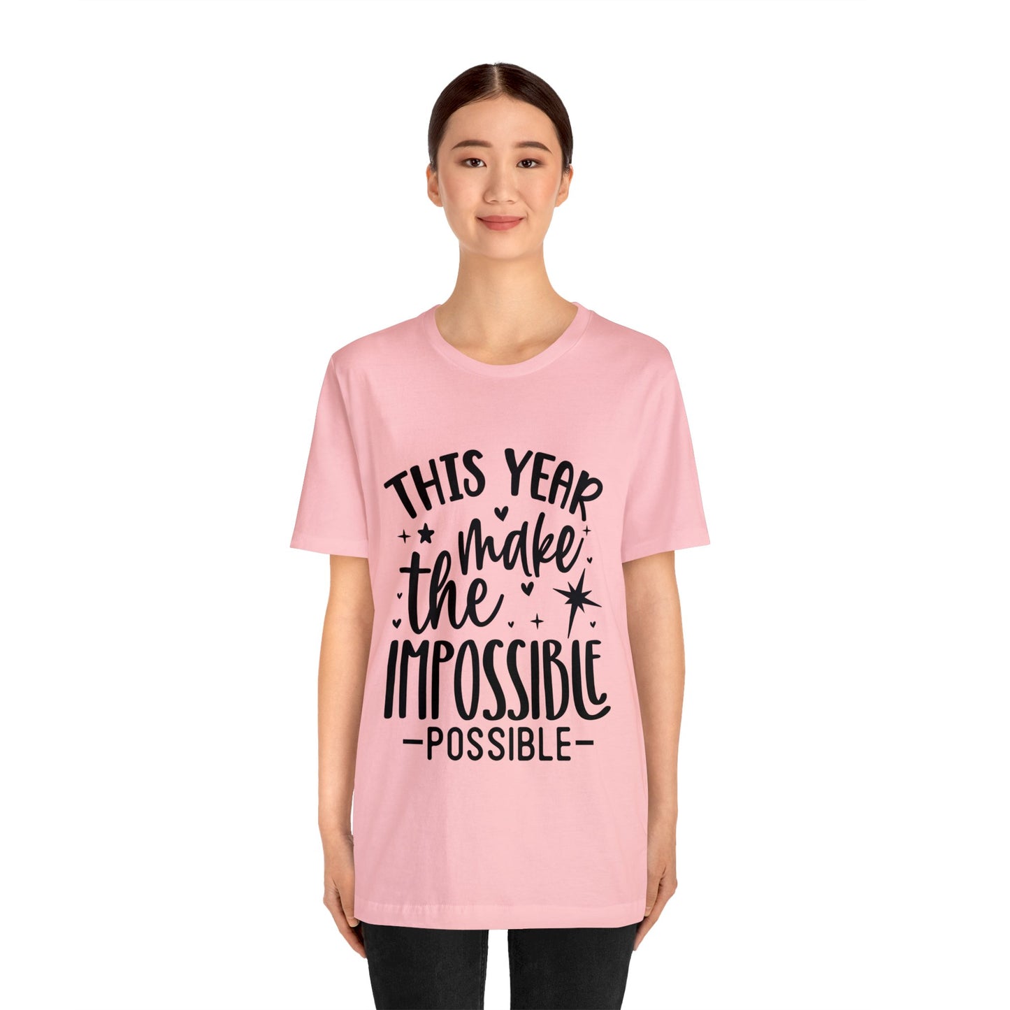 Impossible Possible Unisex Jersey Short Sleeve Tee