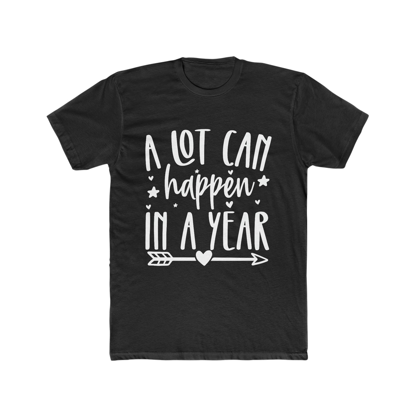 A Lot Can Happen Men's Cotton Crew Tee