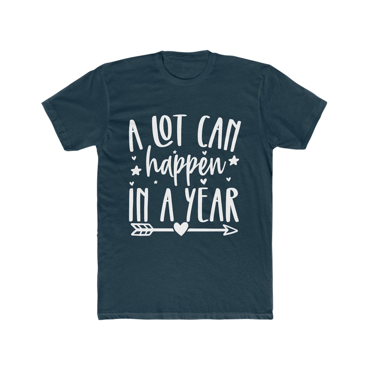 A Lot Can Happen Men's Cotton Crew Tee