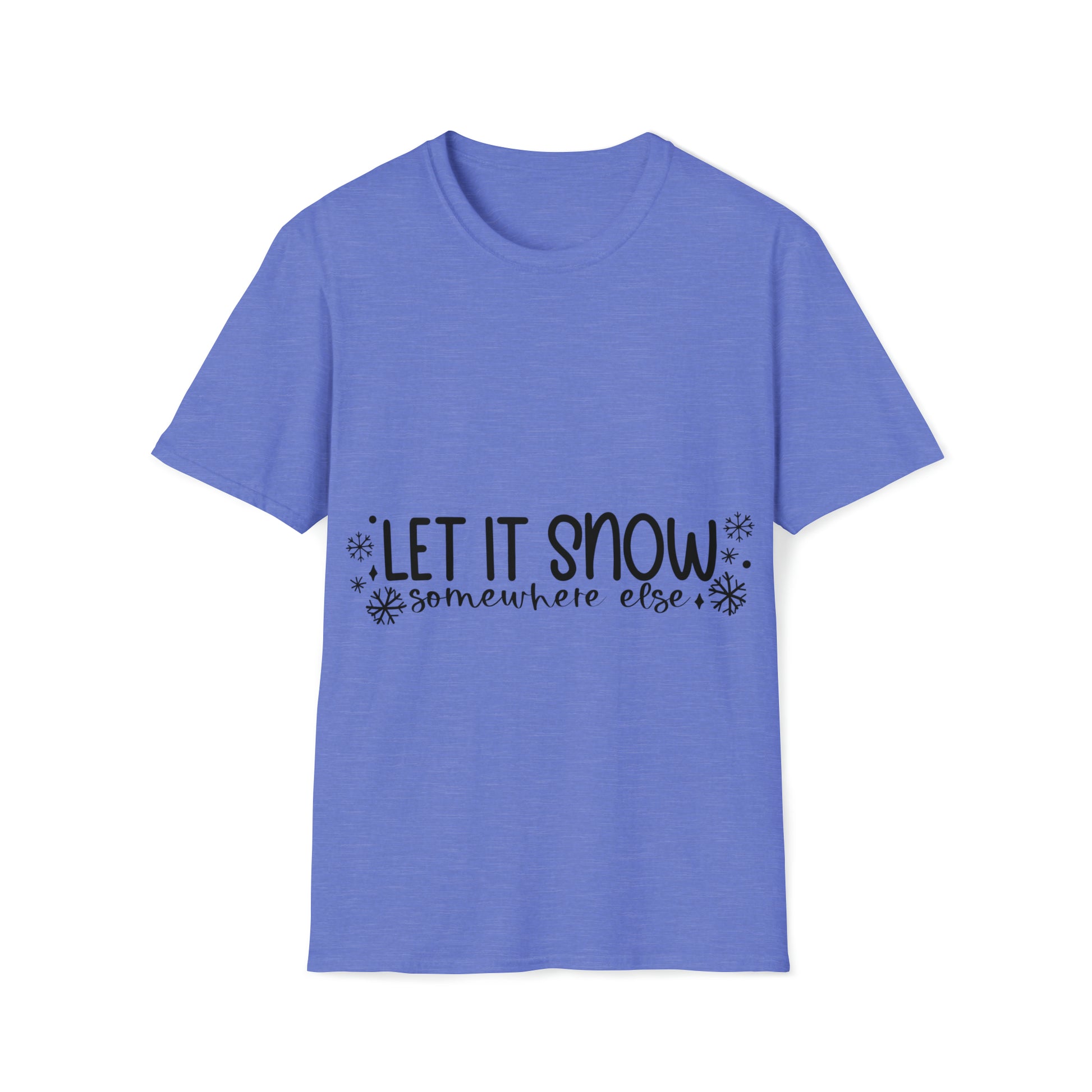 Let it Snow Unisex Softstyle T-Shirt image