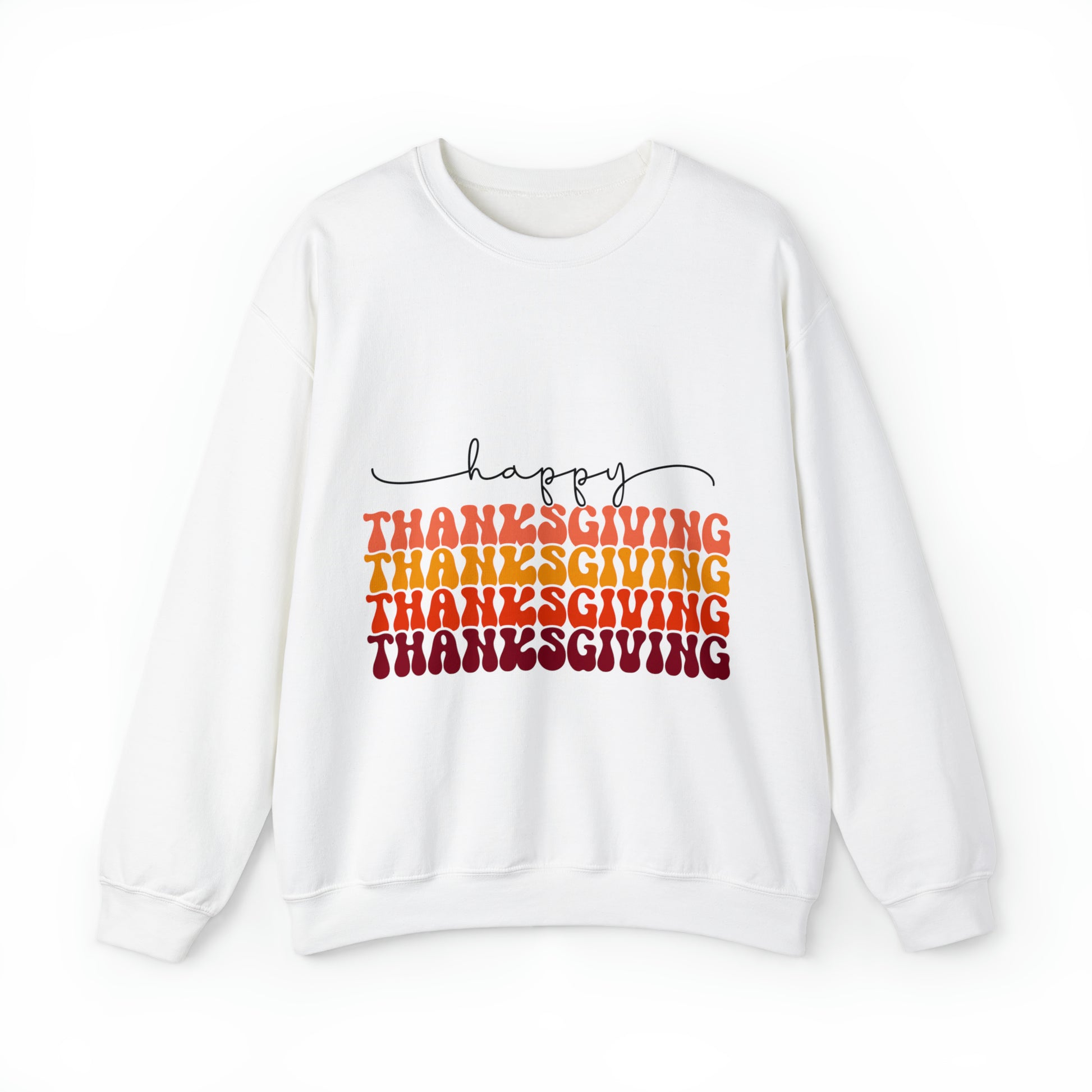 Happy Thanksgiving Unisex Heavy Blend™ Crewneck Sweatshirt image