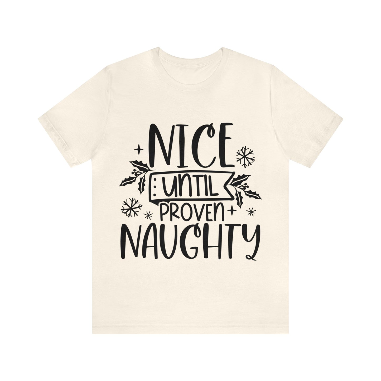 Nice & Naughty Unisex Jersey Short Sleeve Tee