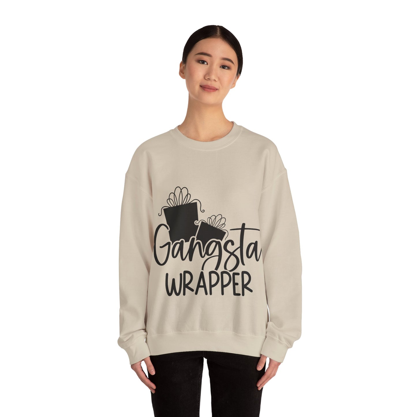 Gangsta Wrapper Unisex Heavy Blend™ Crewneck Sweatshirt