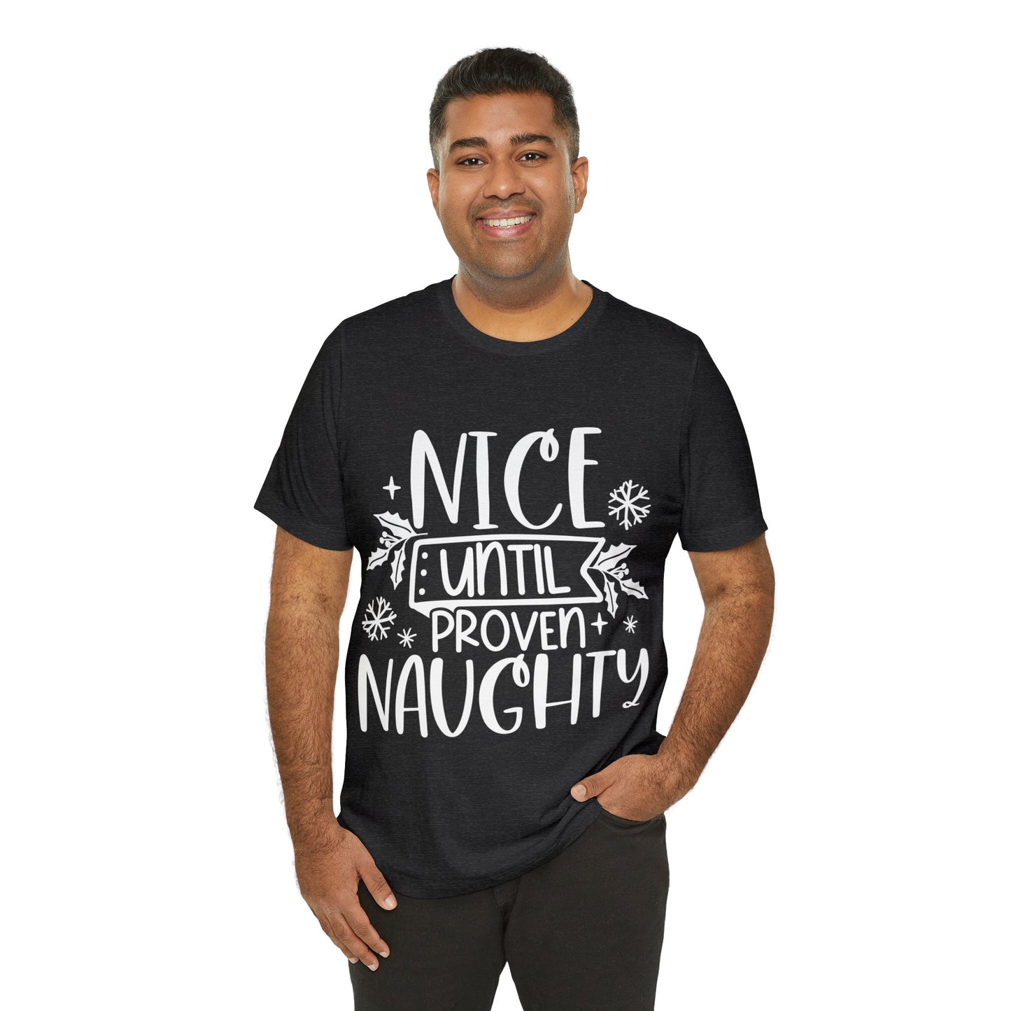 Nice & Naughty Unisex Jersey Short Sleeve Tee