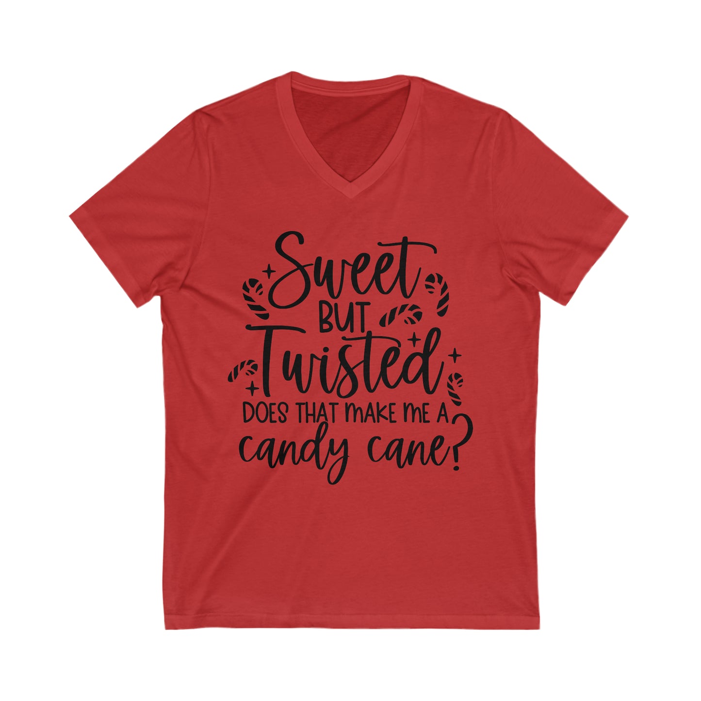 Sweet But Twisted Unisex Jersey Short Sleeve V-Neck Tee