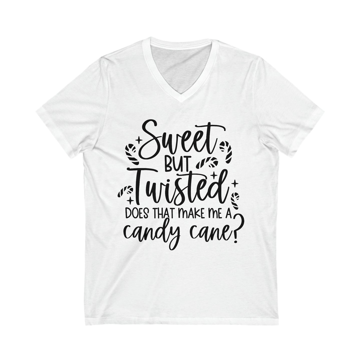 Sweet But Twisted Unisex Jersey Short Sleeve V-Neck Tee