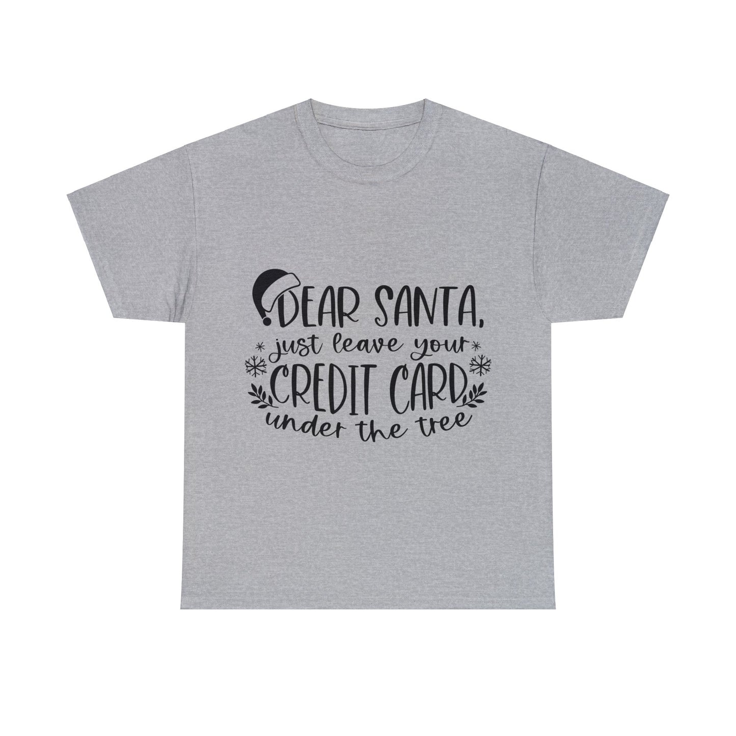 Leave your Credit Card Unisex Heavy Cotton Tee