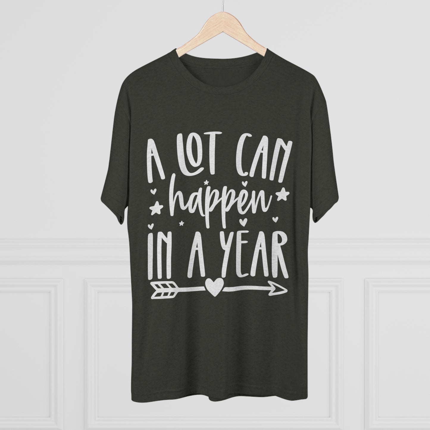 A Lot Can Happen Unisex Tri-Blend Crew Tee