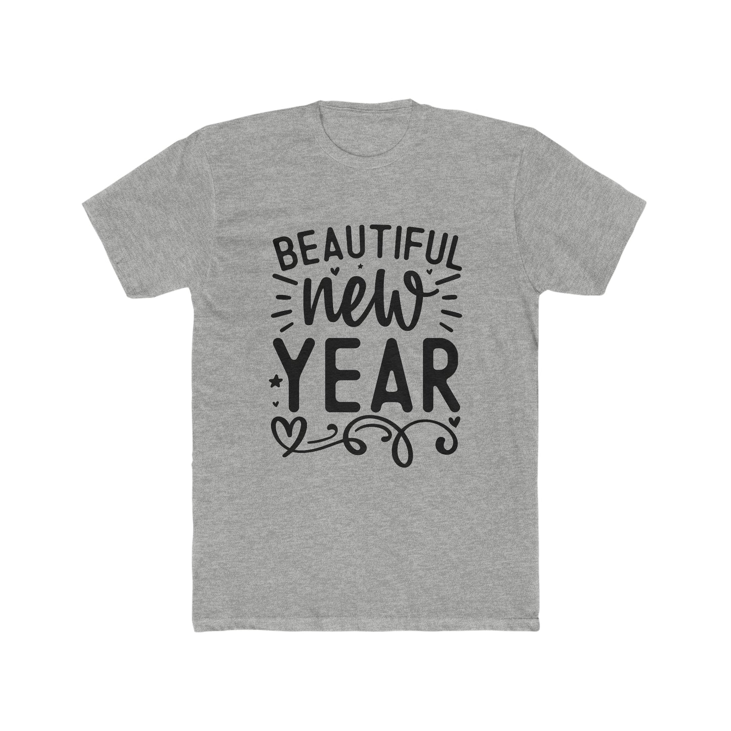 Beautiful New Year Men's Cotton Crew Tee