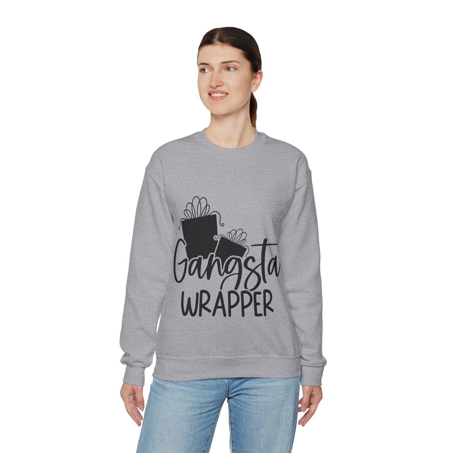 Gangsta Wrapper Unisex Heavy Blend™ Crewneck Sweatshirt