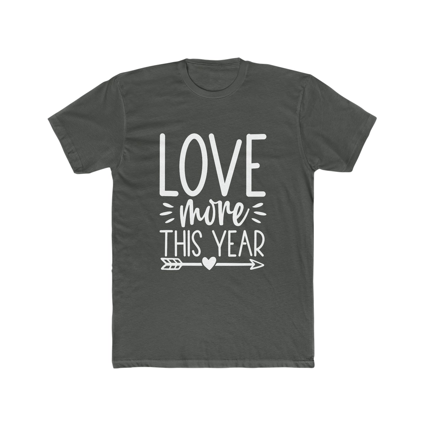 Love More Men's Cotton Crew Tee