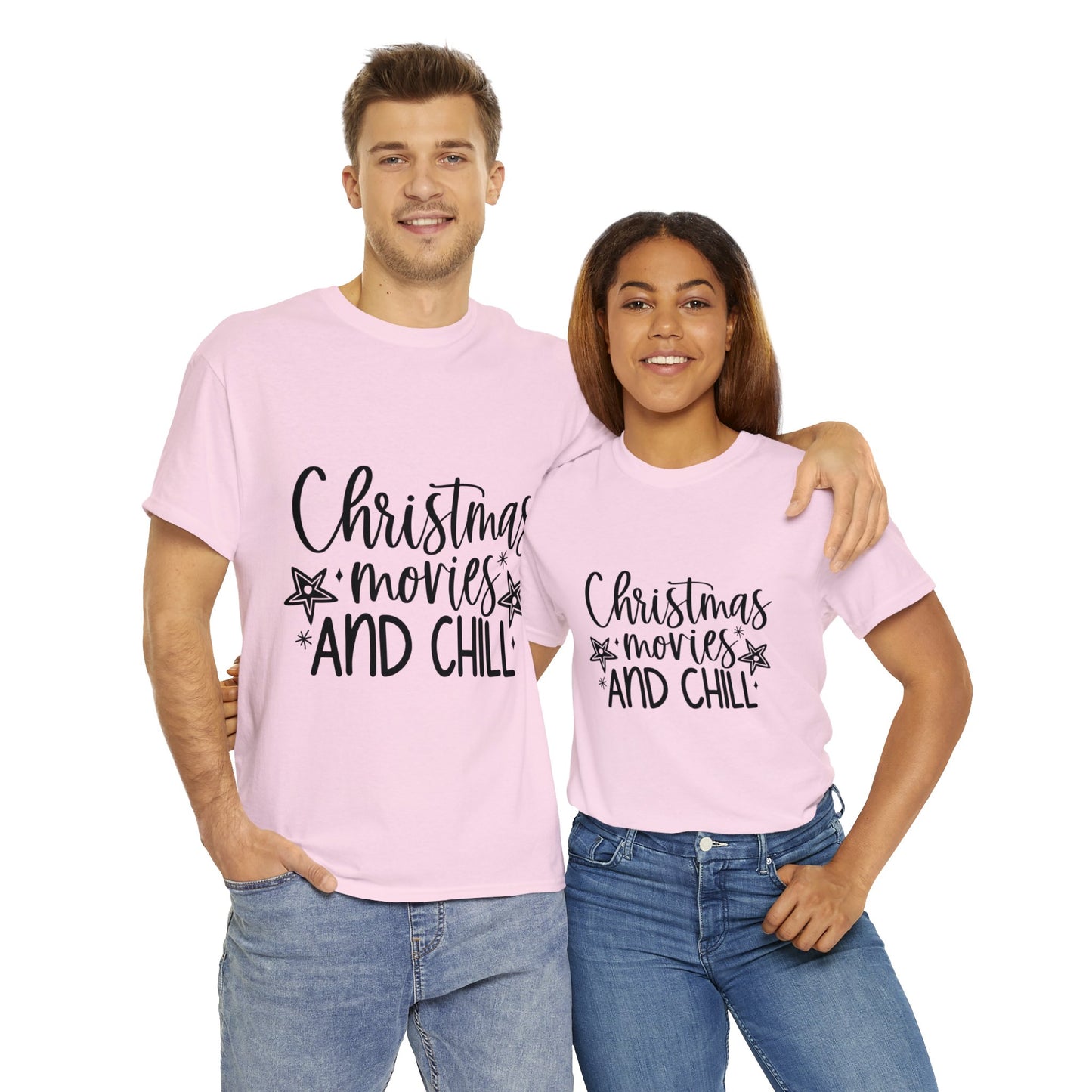 Movies and Chill Unisex Heavy Cotton Tee