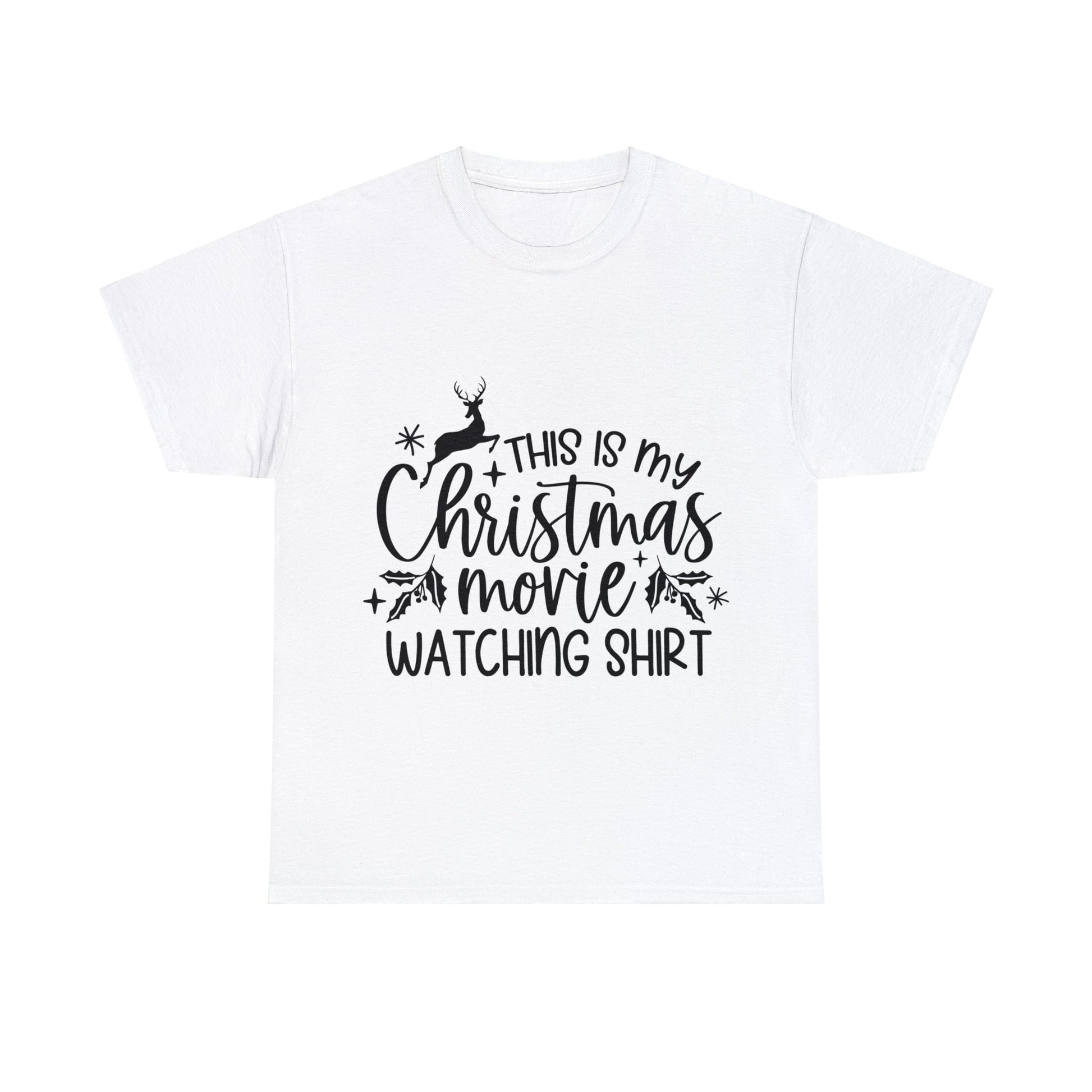 Christmas Movie Watch Unisex Heavy Cotton Tee image