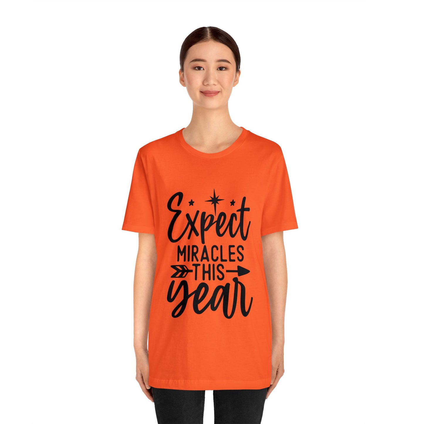 Expect Miracles Unisex Jersey Short Sleeve Tee